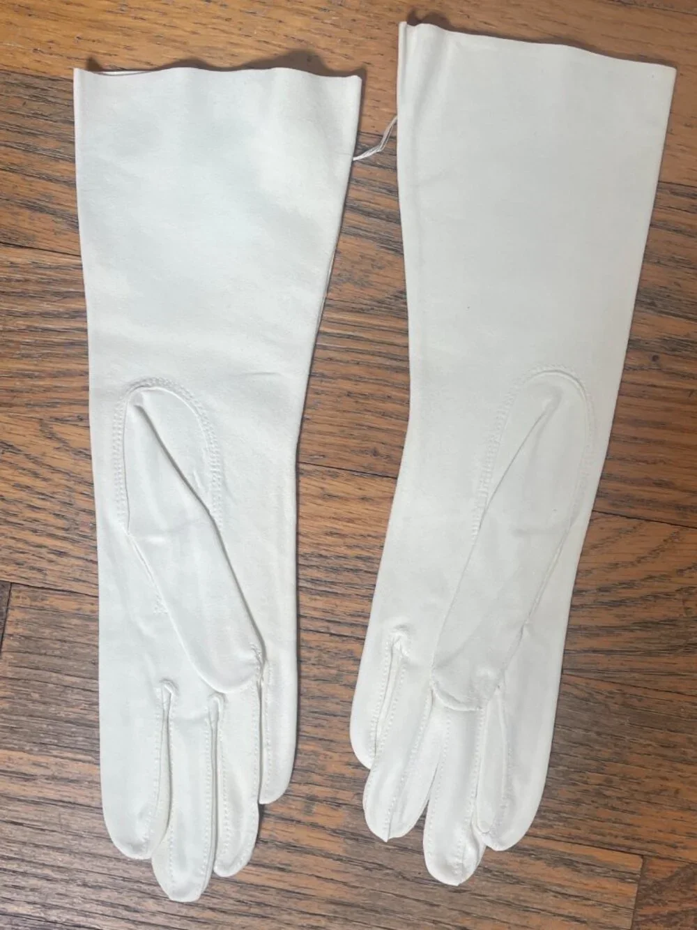 Vintage Kislav Gloves Suede Ivory Size 6 11